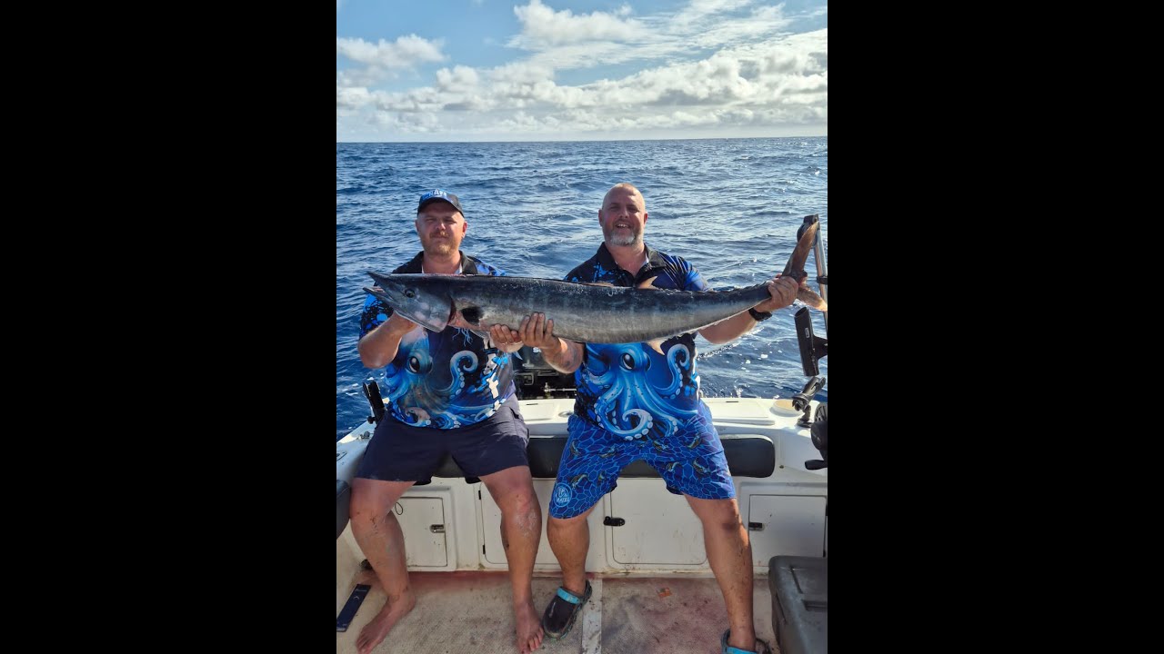 Salt in the air, fish on the line!