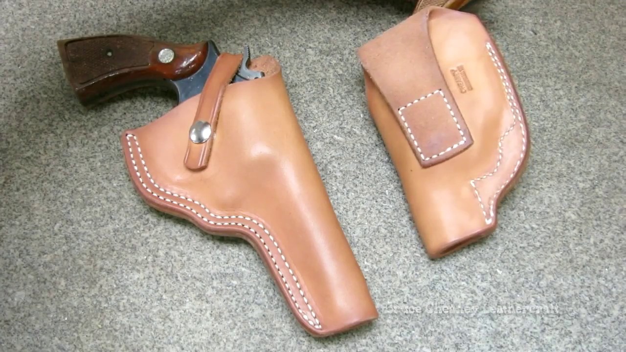 Leather Working - How to make leather gun holsters