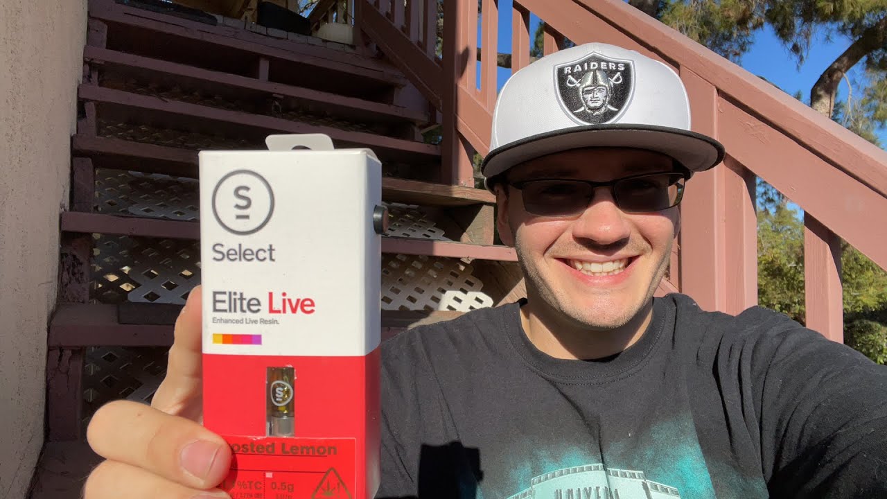 Select Elite Live Resin Vape Review Featuring Frosted Lemon 0.5G Vape Cart