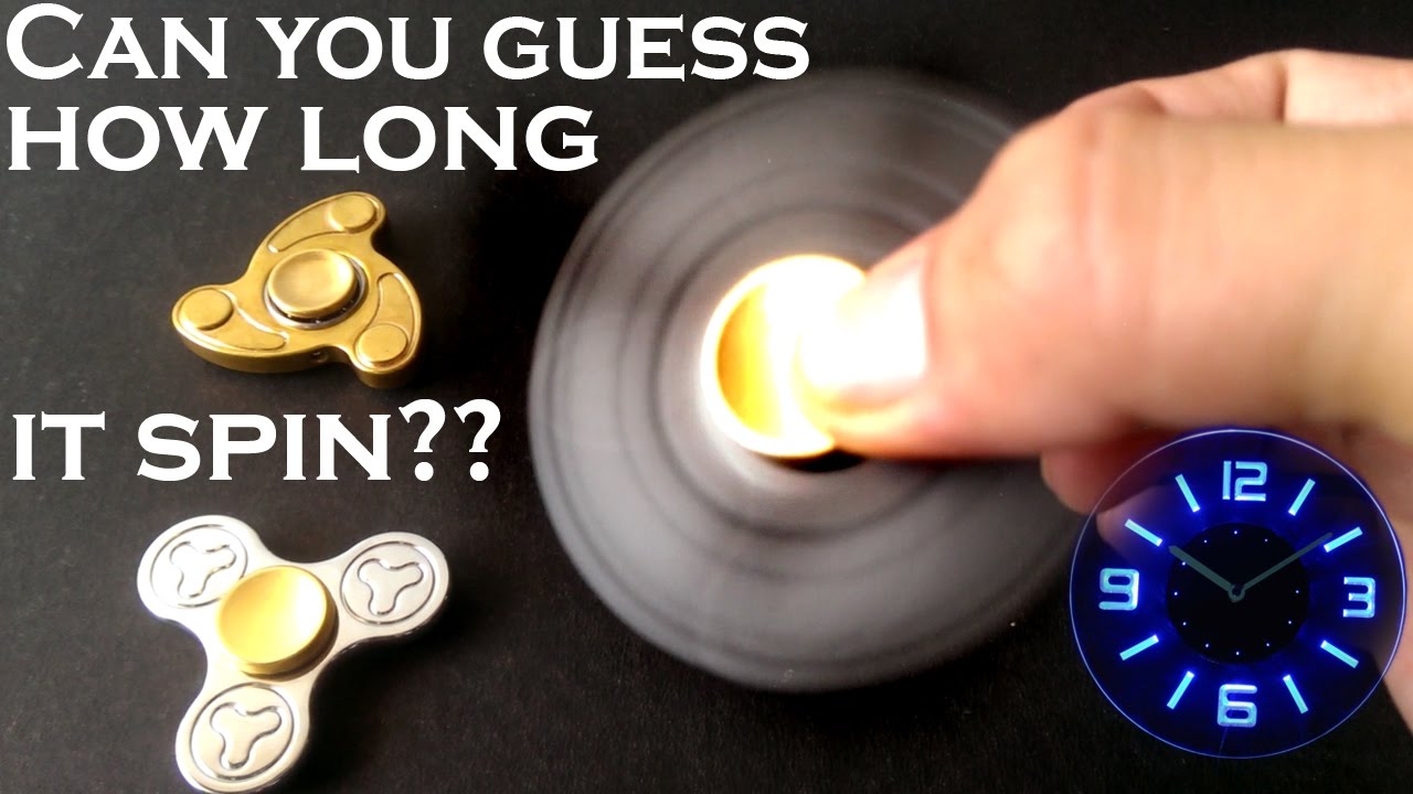 Guess how long this spinner Spin - It's AMAZING