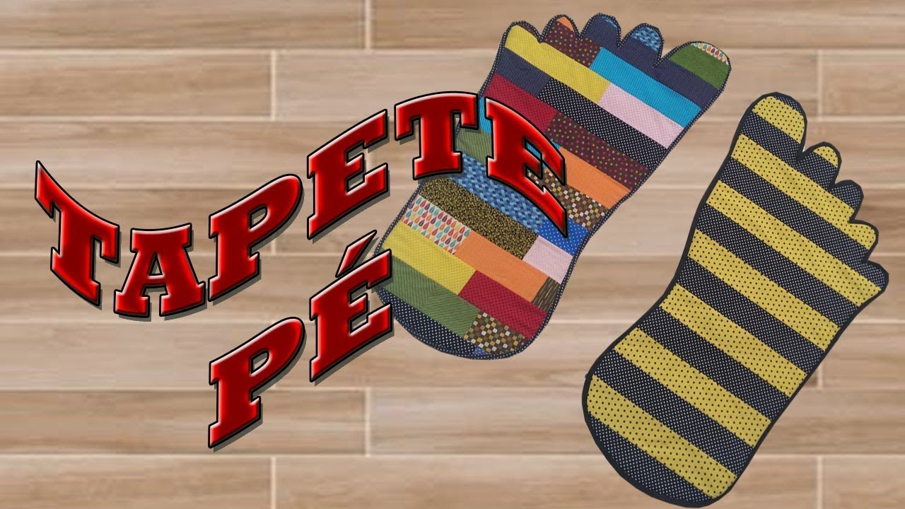 Tapete de PÉ com Patchwork – Diferente, Divertido e Muito Fácil! 1101