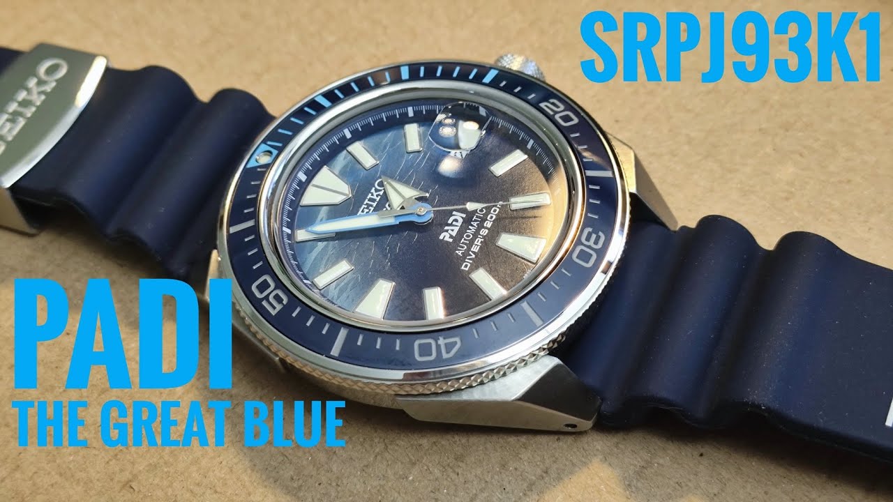 The great blue PADI SEIKO Prospex SRPJ93K1 Review, german, deutsch