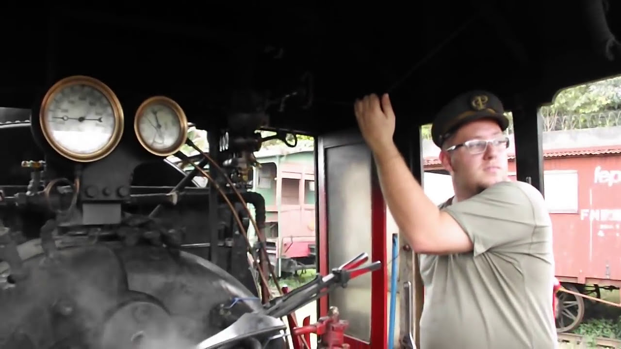 Cabine da Maria Fumaça da mooca - steam cab ride