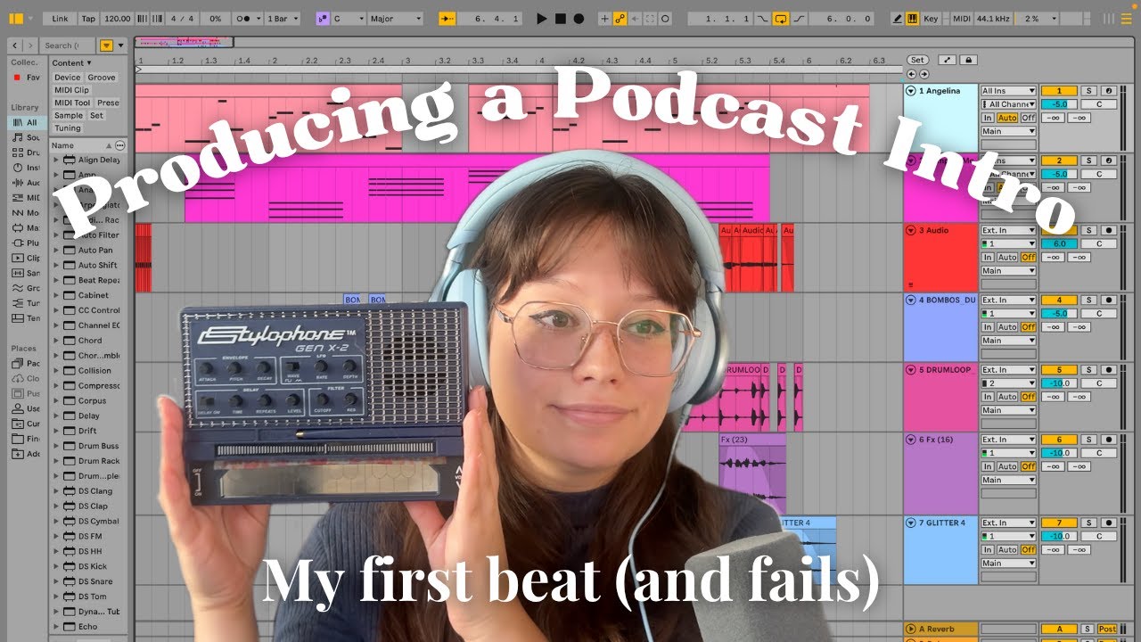 producing my podcast intro: my first beats and fails