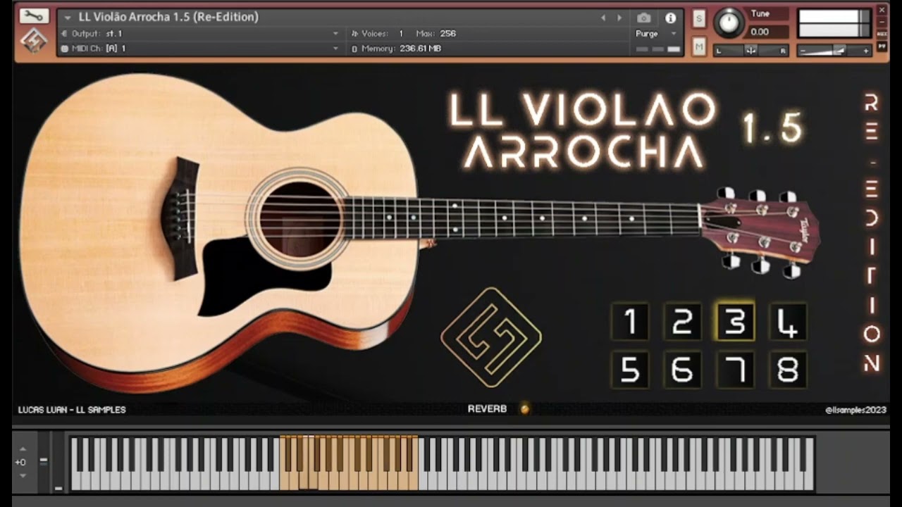 LL Violão Arrocha 1.5 [Re-Edition] | Loop Prático | O Melhor Sample de Violão de Arrocha pra Kontakt