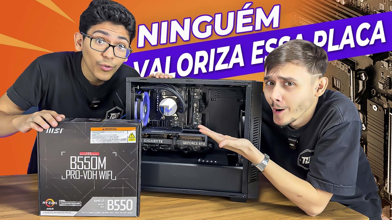 Não erre na hora de escolher a placa mãe p/ seu AMD I B550M PRO-VDH WIFI