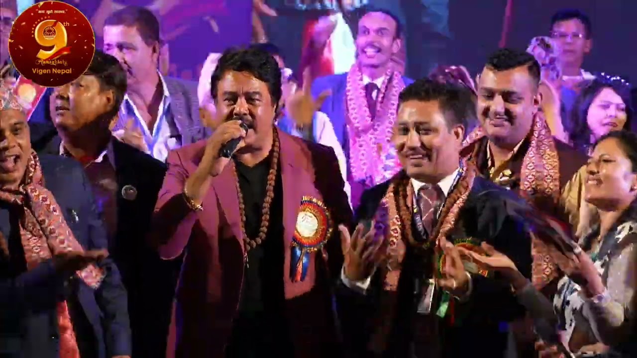 Musical performance by Singer Ananda Karki on the 9th  anniversary of vigen Nepal