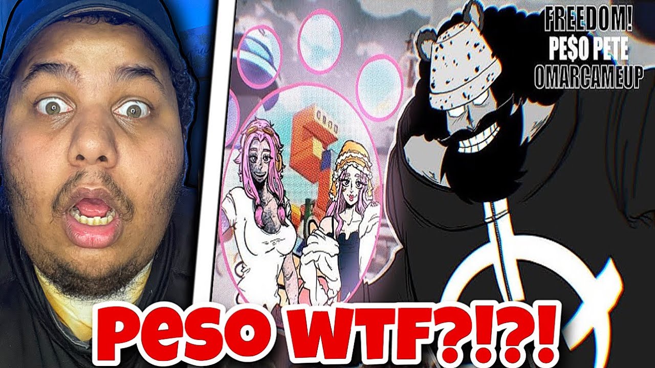 PE$O PETE - FREEDOM! (OFFICIAL LYRIC VIDEO) [ONE PIECE] (REACTION)