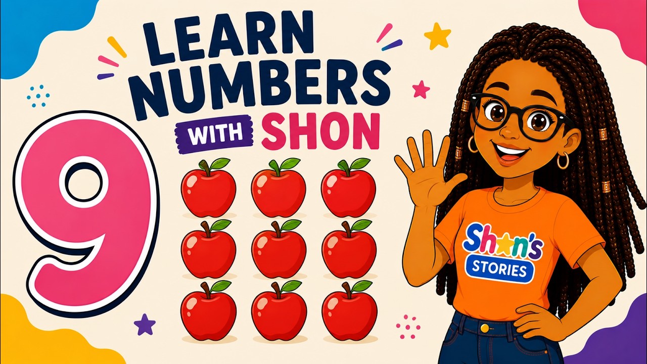 NUMBER 9! Let's Learn The Numbers With StarFall