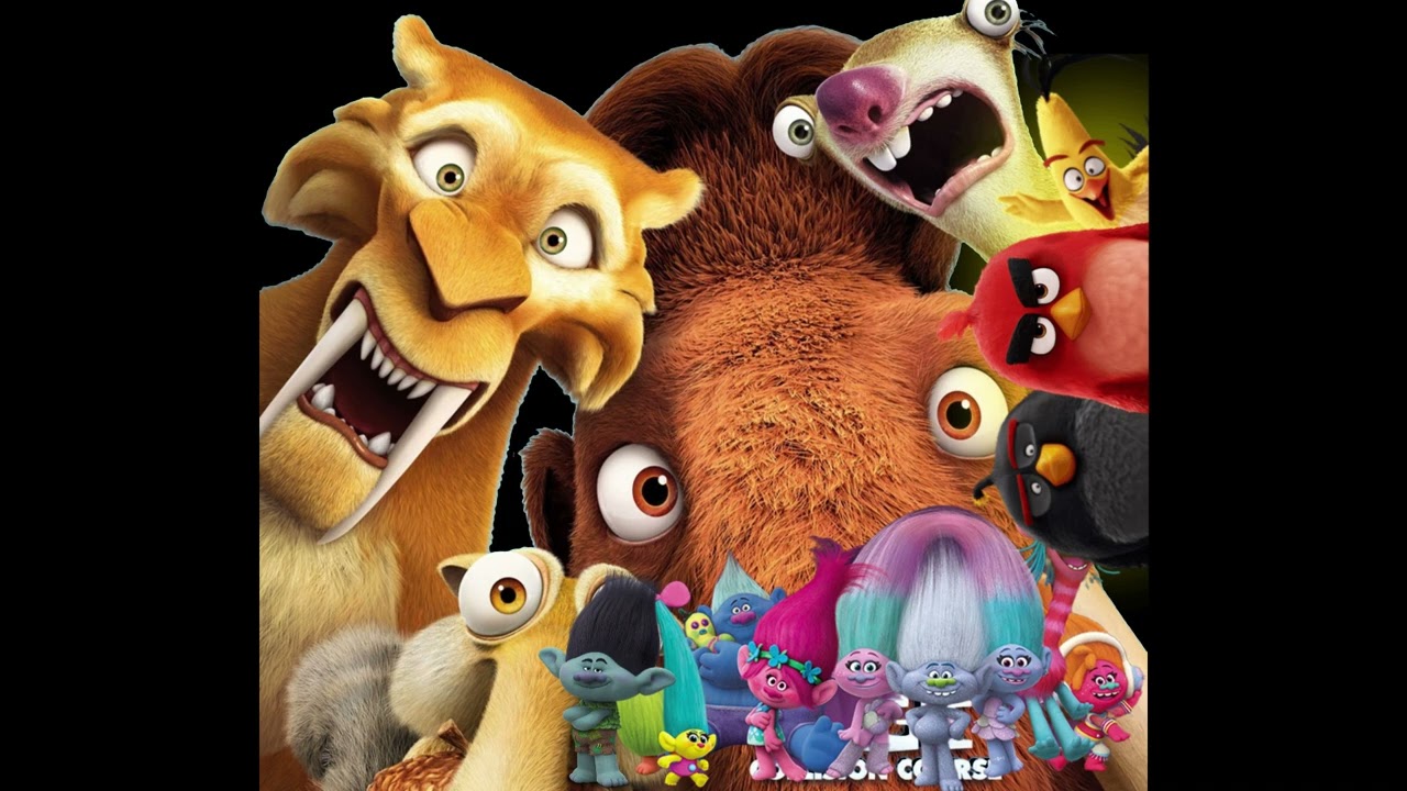 Movie 2016 Trolls The Angry Birds Movie Ice Age Collision Course