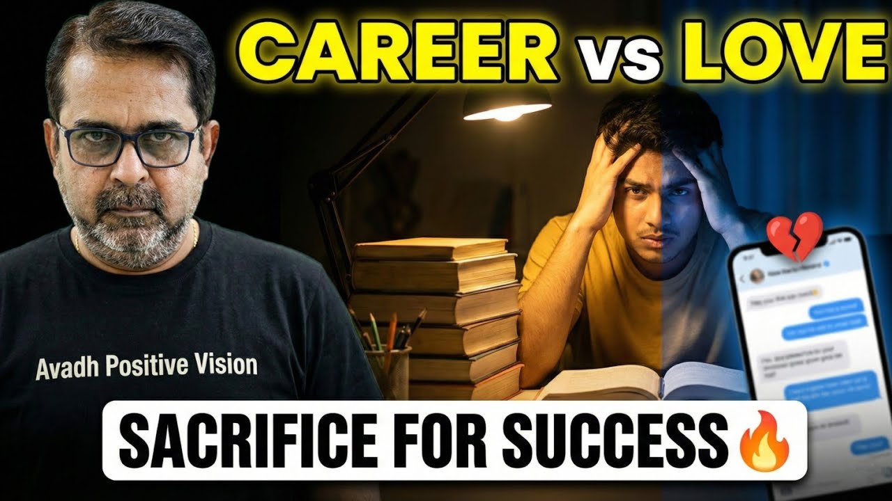 Love vs Career? 🎯 | The Reality of Student Relationships | Avadh Ojha Sir | Avadh Positive vision