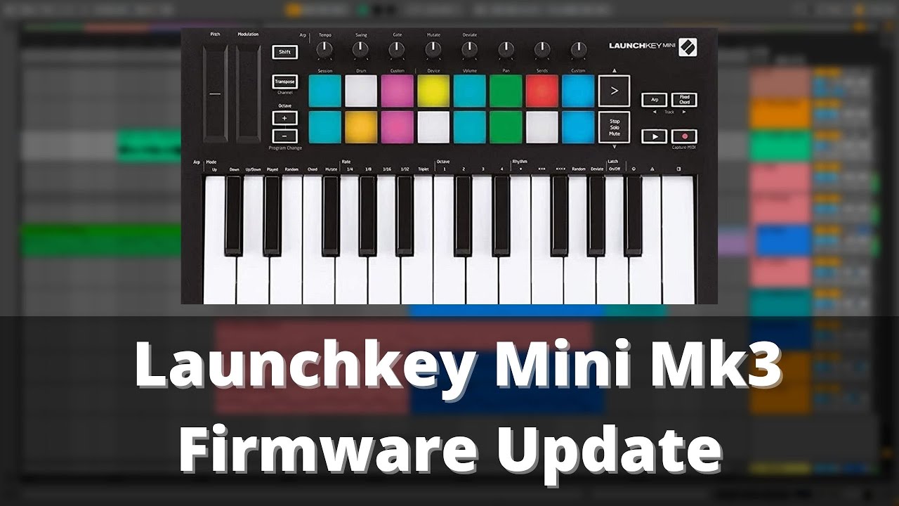 Launchkey Mini Mk3 Firmware Update
