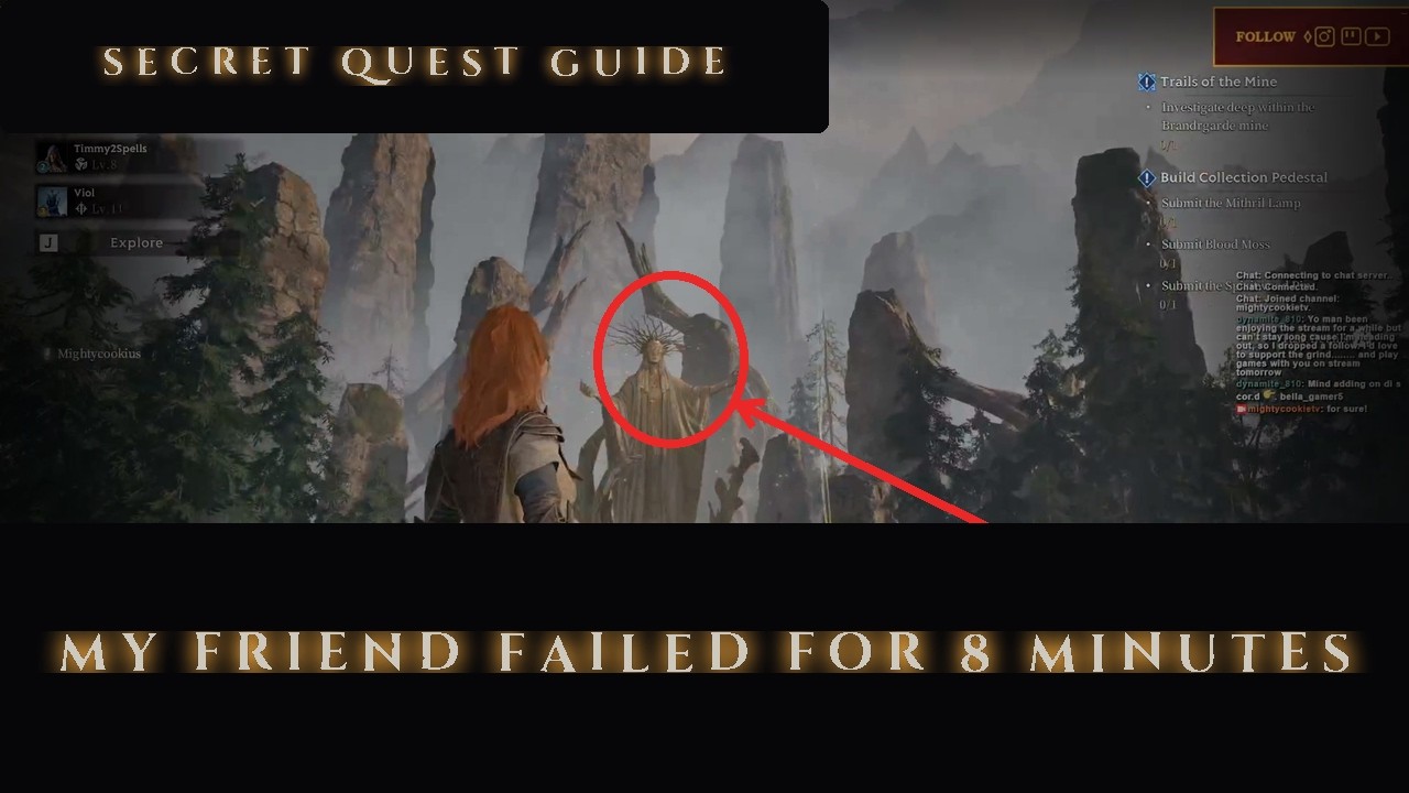 Mistfall Hunter Secret Quest Guide (Homie Failed for 8 Minutes)