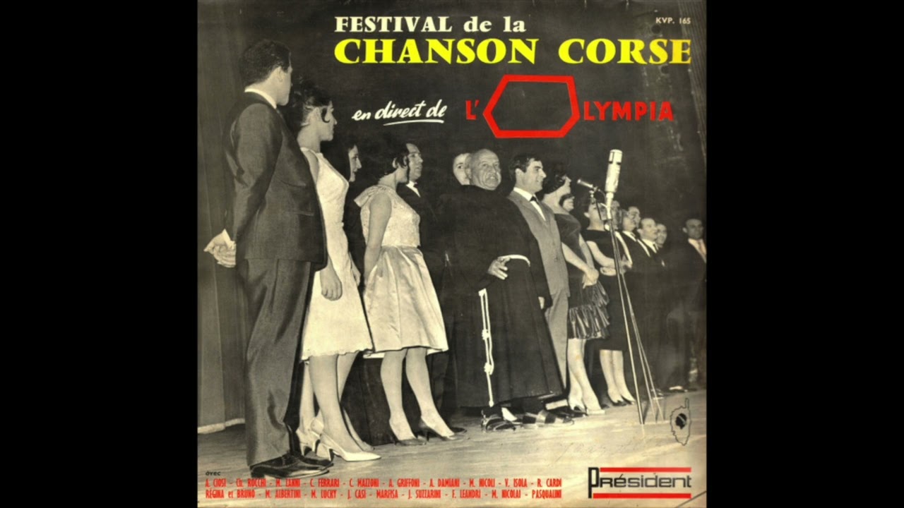 Antoine Griffoni- A Ricumandagione di U Pastore -Festival de La Chanson Corse en direct de l'Olympia