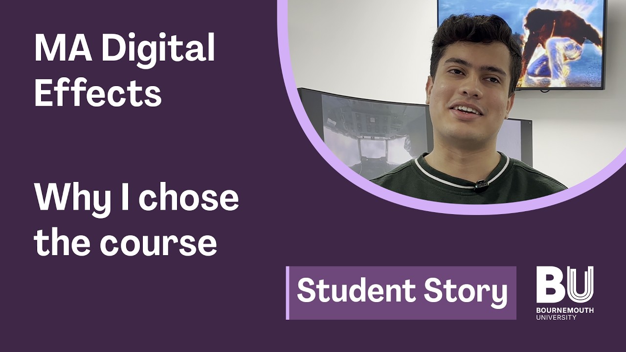 MA Digital Effects at BU: Student Aiden explains why he chose the course