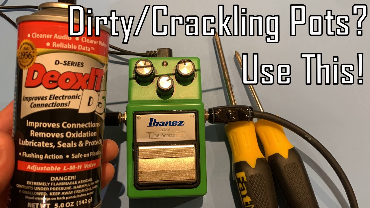 Dirty or Crackling Pots? Use This! Guitar Pedal Maintenance #guitarpedals #guitar #maintenance