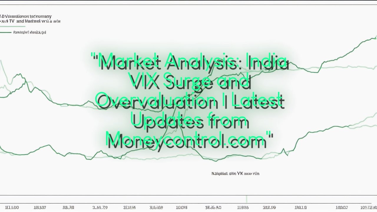 Market Analysis: India VIX Surge and Overvaluation | Latest Updates from Moneycontrol.com