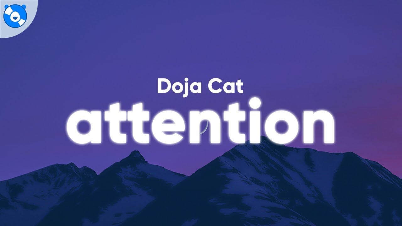 Doja Cat - Attention (Clean - Lyrics)