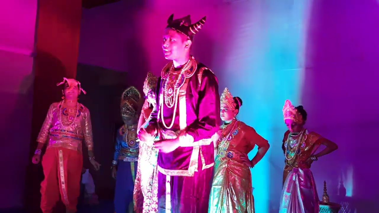 মহিষাসুর মর্দিনী পালা | বাচ্চাদের নাটক |    Mahishasura Mardini - Children performing drama