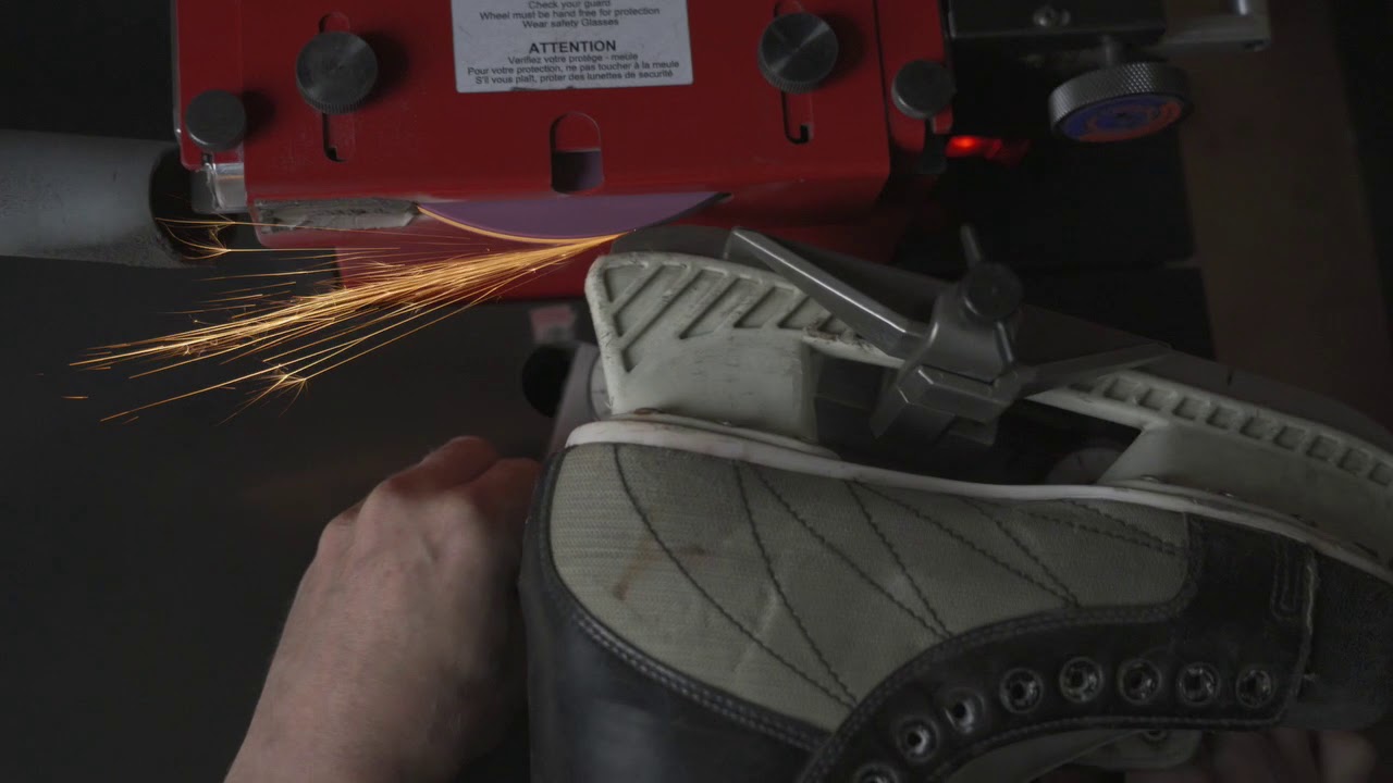 Профессиональная заточка коньков. Контурирование коньков на обуродовании Blademaster -Sharp Skate
