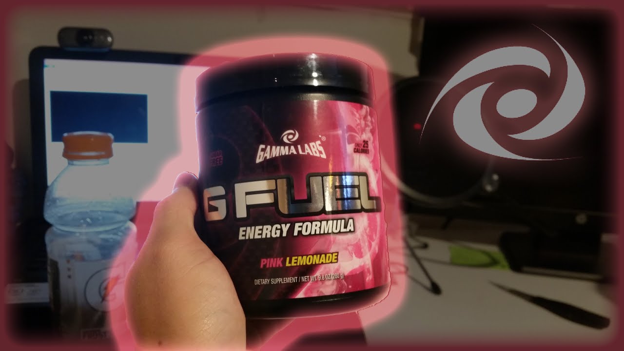 MY FIRST TIME TRYING GFUEL! (Pink Lemonade)