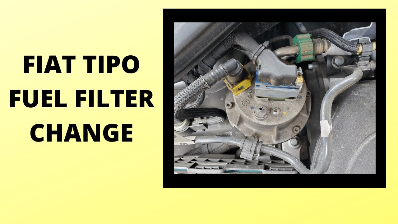 2017 Fiat Tipo (1.6L MultiJet II) Diesel Fuel Filter Replacement
