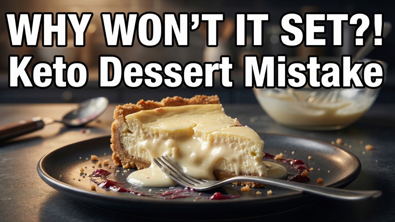 The Biggest Keto Dessert Mistake (Why Your Cheesecake Won’t Set)