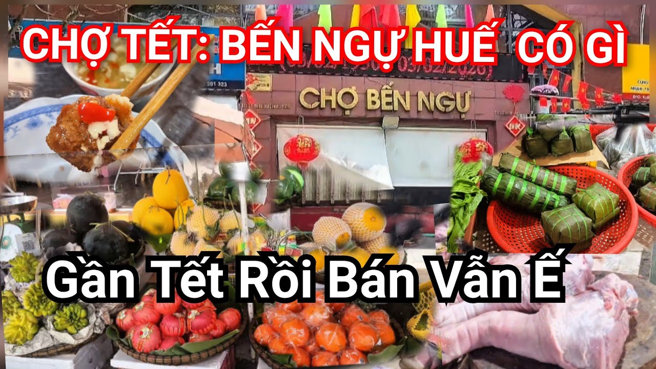 Chợ Tết Bến Ngự: Cận Tết Mà Vẫn Vắng Lặng, Tiểu Thương Chỉ Biết Thở Dài…