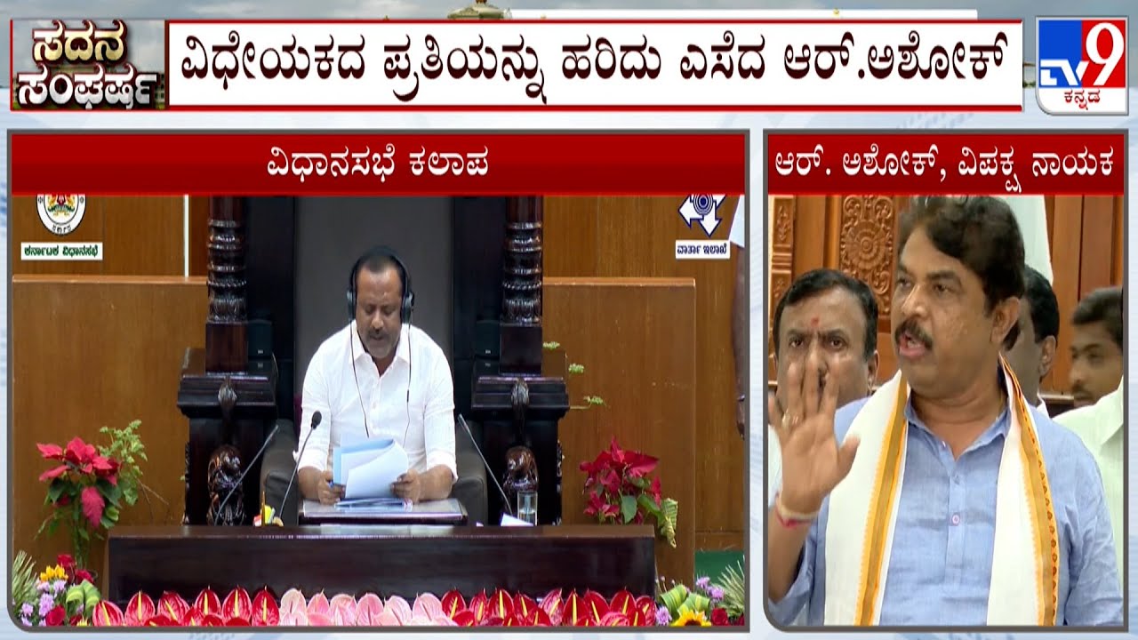 Karnataka Assembly Passes Hate Speech Bill Amid BJP's Opposition, R Ashok Fumes