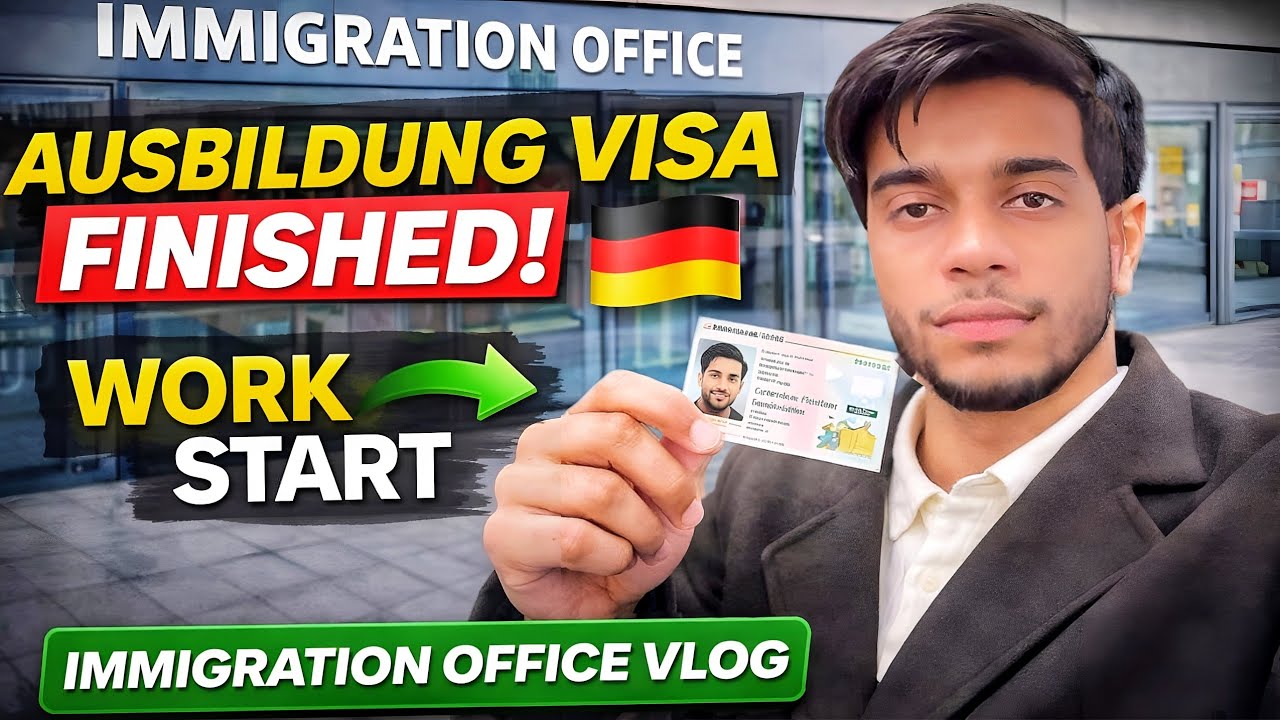 Visa Extension After Ausbildung 🇩🇪 | Vlog immigration office