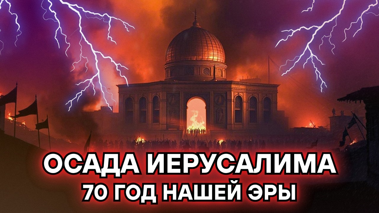 ОСАДА ИЕРУСАЛИМА 70 ГОДА — Как Рим стер город с лица Земли | Великое Восстание Евреев