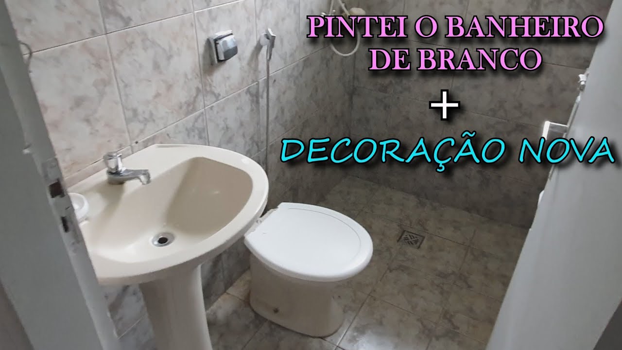 PINTAMOS NOSSO BANHEIRO, OLHA NO QUE DEU!!