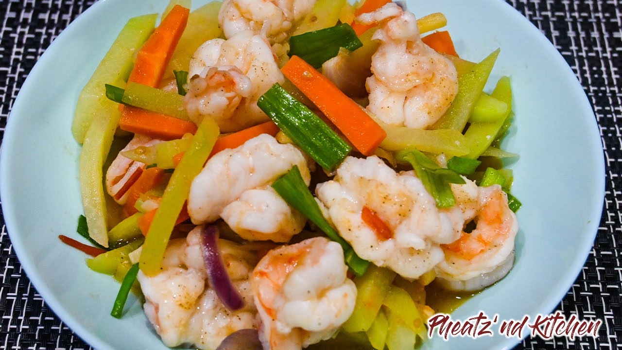 Sayote or Chayote and Shrimp! Easy Recipe! Excellent Choice for a Healthy and Nutritious Meal!