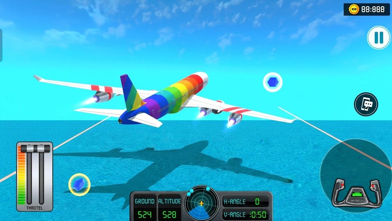 Flight Airplane City Pilot Simulator - Passenger flight is a captivating game‌ - Android Gameplay 