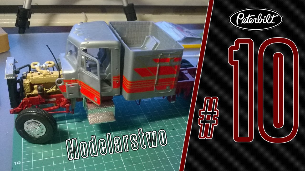 Modelarstwo - Peterbilt 359. #10 - miejsce odpoczynku szofera.