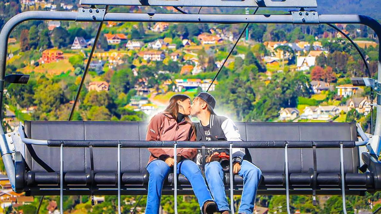 VLOG DE 1 HORA NA VIAGEM SURPRESA DA MINHA NAMORADA