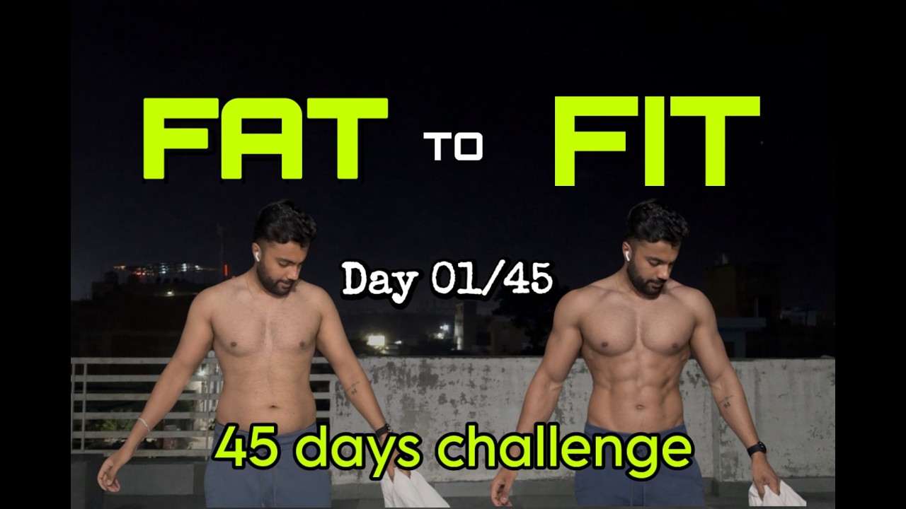 Day 1: Fat to Fit Challenge 🏠 | Pehle din hi halat kharab! 🥵