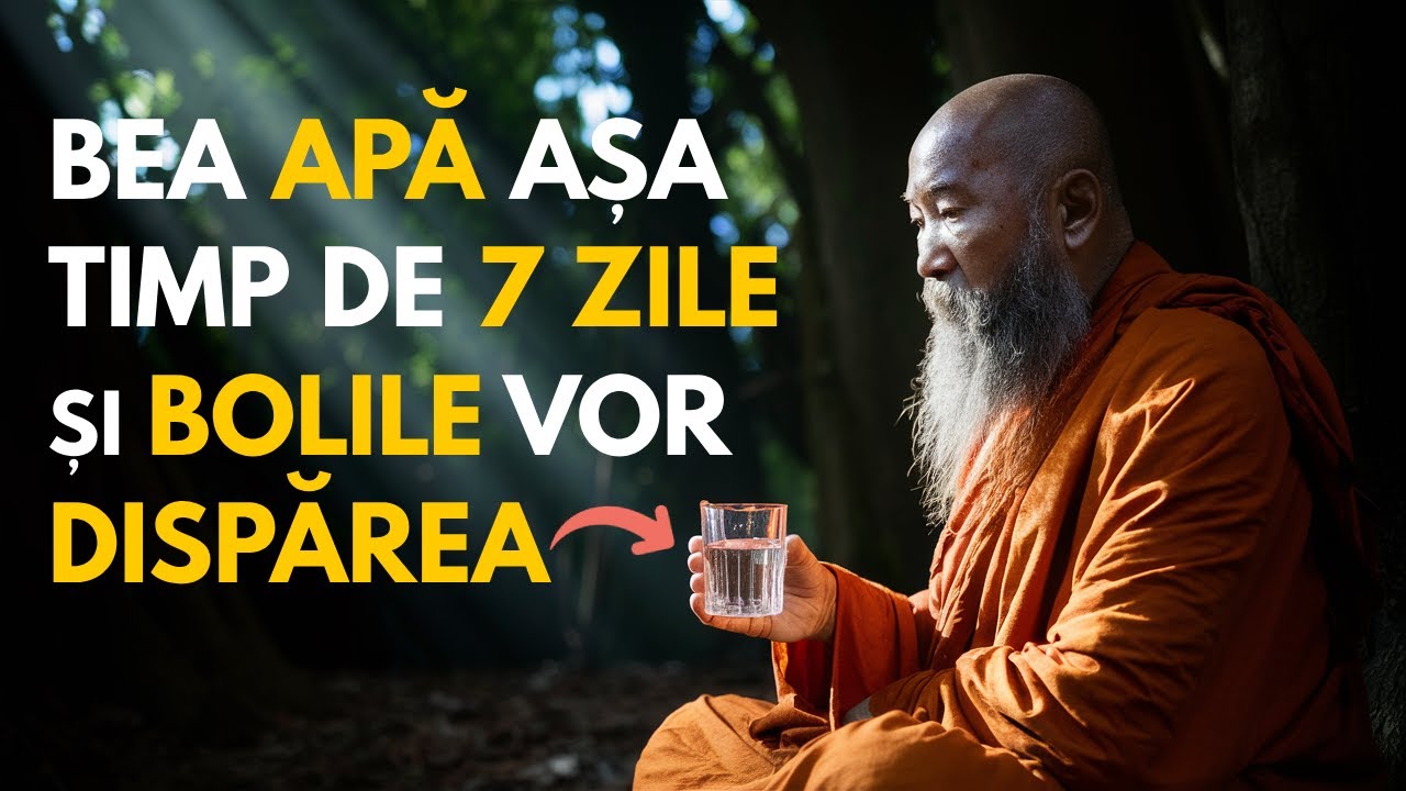 99% dintre oameni NU ȘTIU CUM SĂ BEA APĂ CORECT | Înțelepciunea Budistă