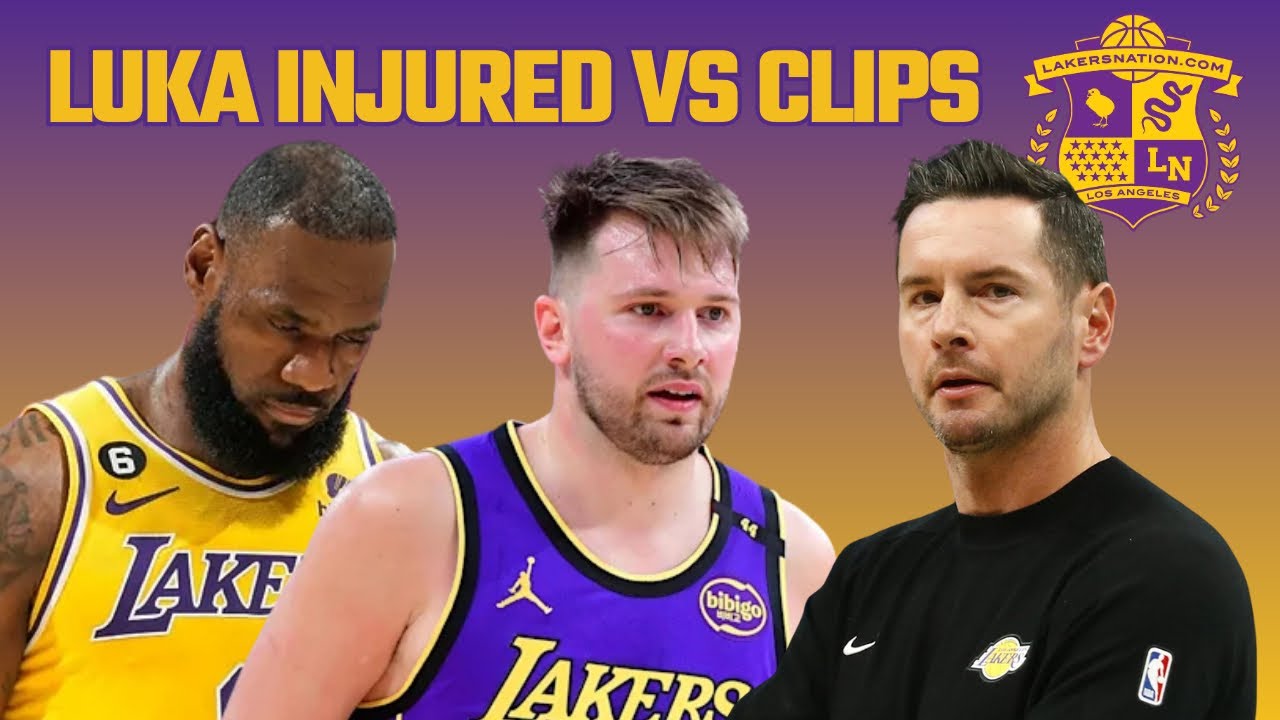 Lakers Lose Luka Doncic To Injury, Game To Clippers