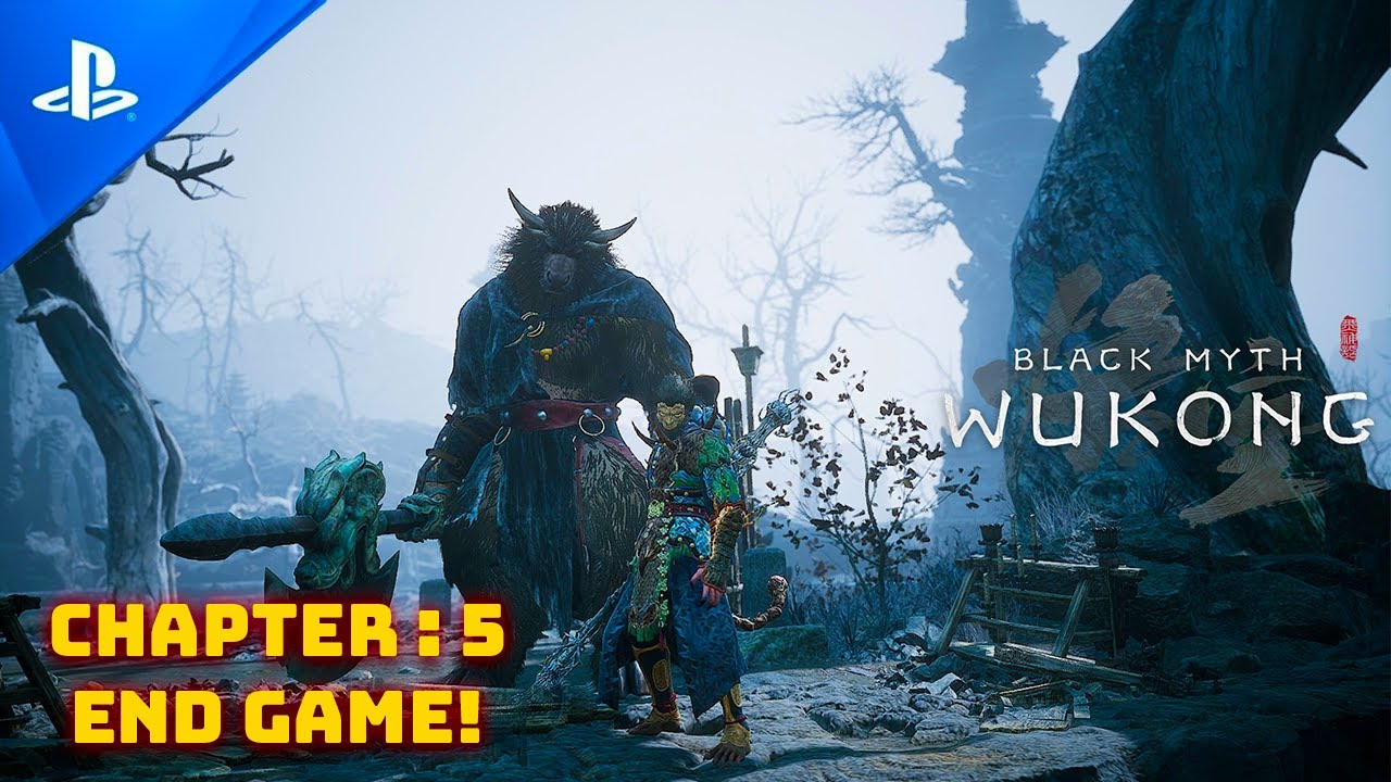 Black Myth: Wukong Chapter 5 END GAME PS5 LIVE - Flaming Mountains & Bishui Cave