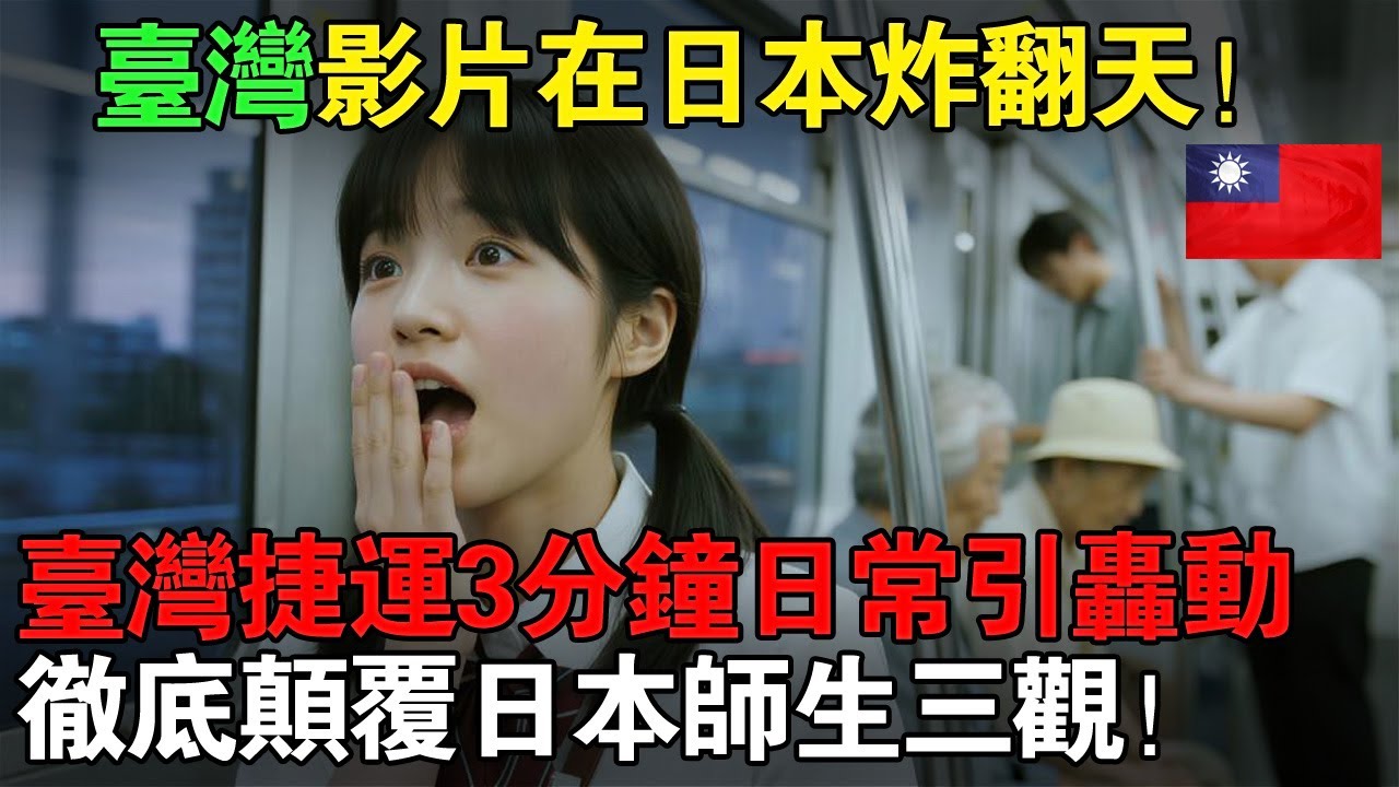 日本女高中生在台灣的畢業旅行中所拍攝的一段捷運視頻，引發了日本社會的巨大震動。這支時長僅三分鐘的影片，展示的是她在臺灣捷運車廂中的日常見聞。