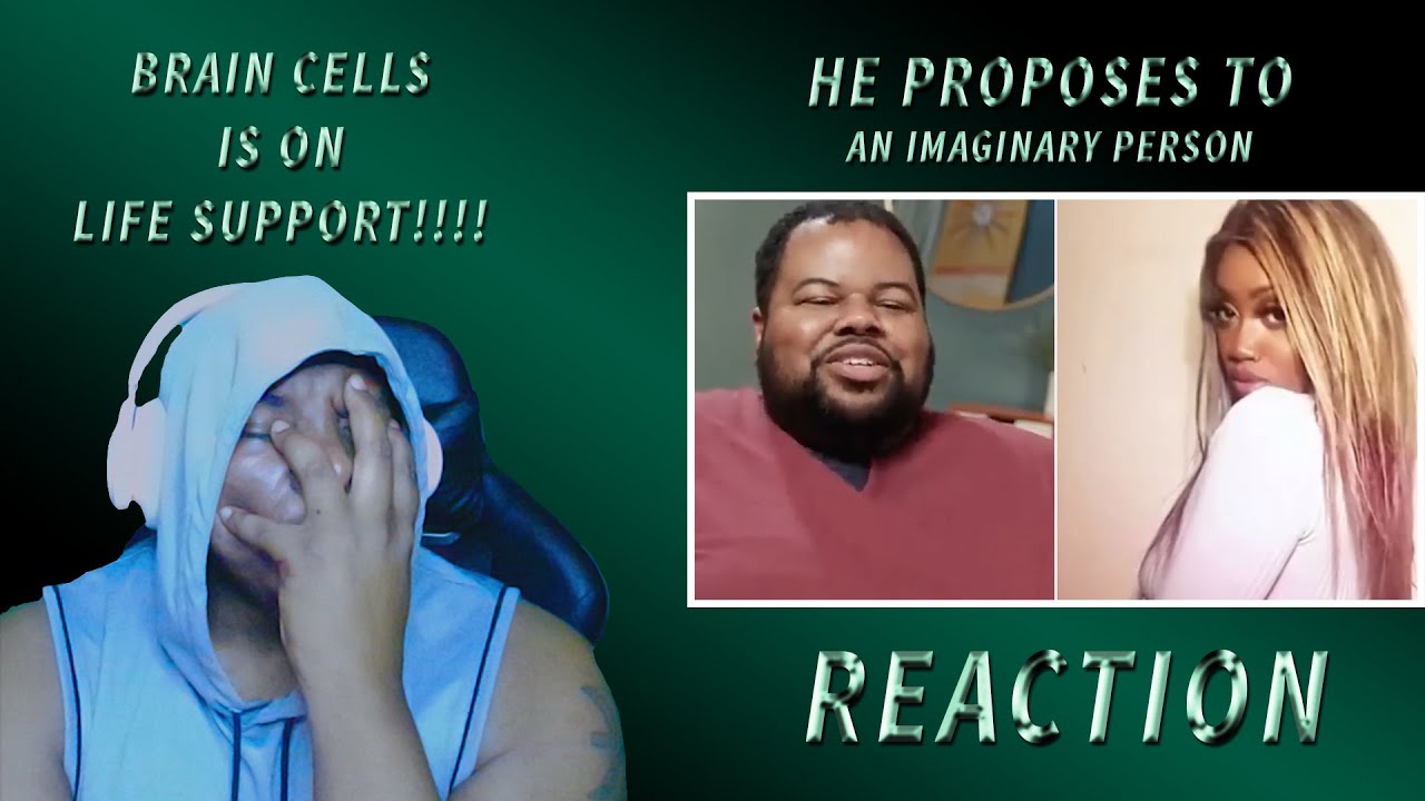HOW IN THE EVERLASTING DEUCE??!! | This Man Is Proposing To An Imaginary Person (REACTION)