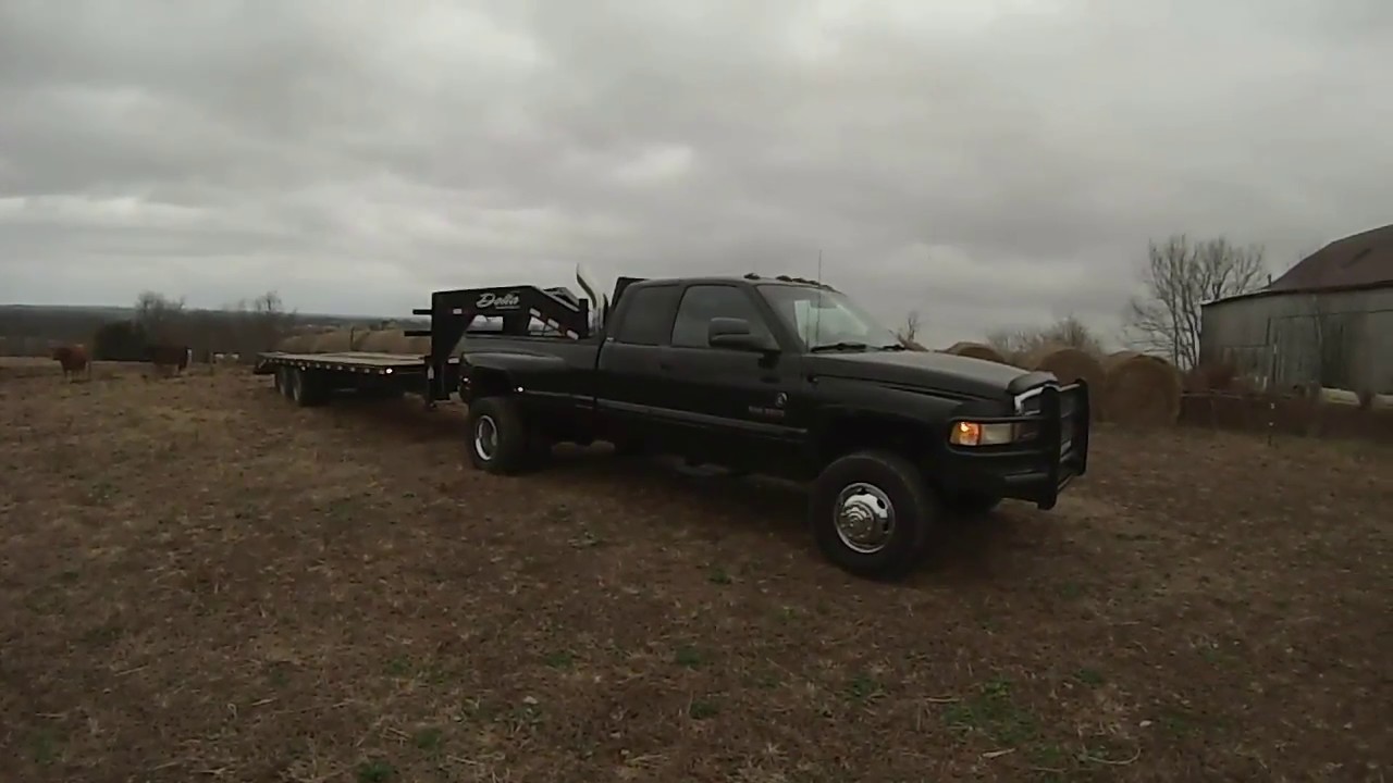 2001 Cummins Towing 30ft Trailer with Dual 6