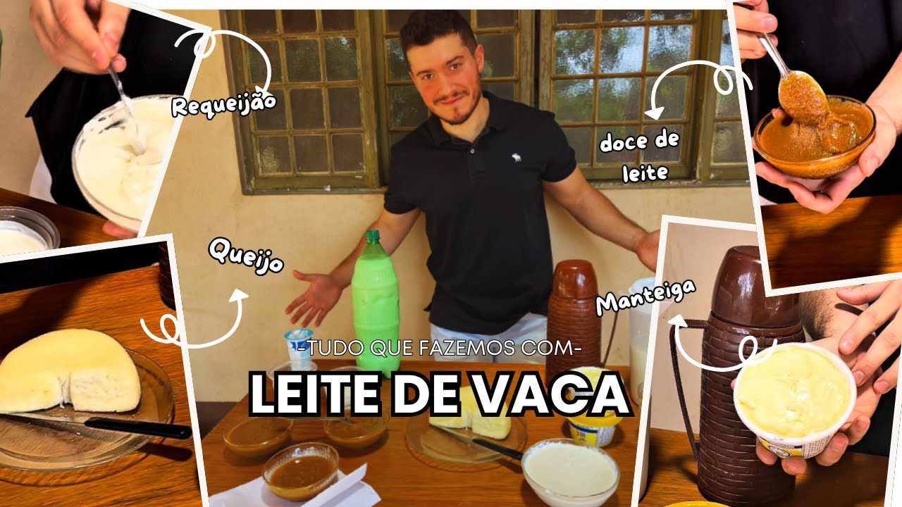 Tudo que Fazemos com o Leite de APENAS 1 VACA!!