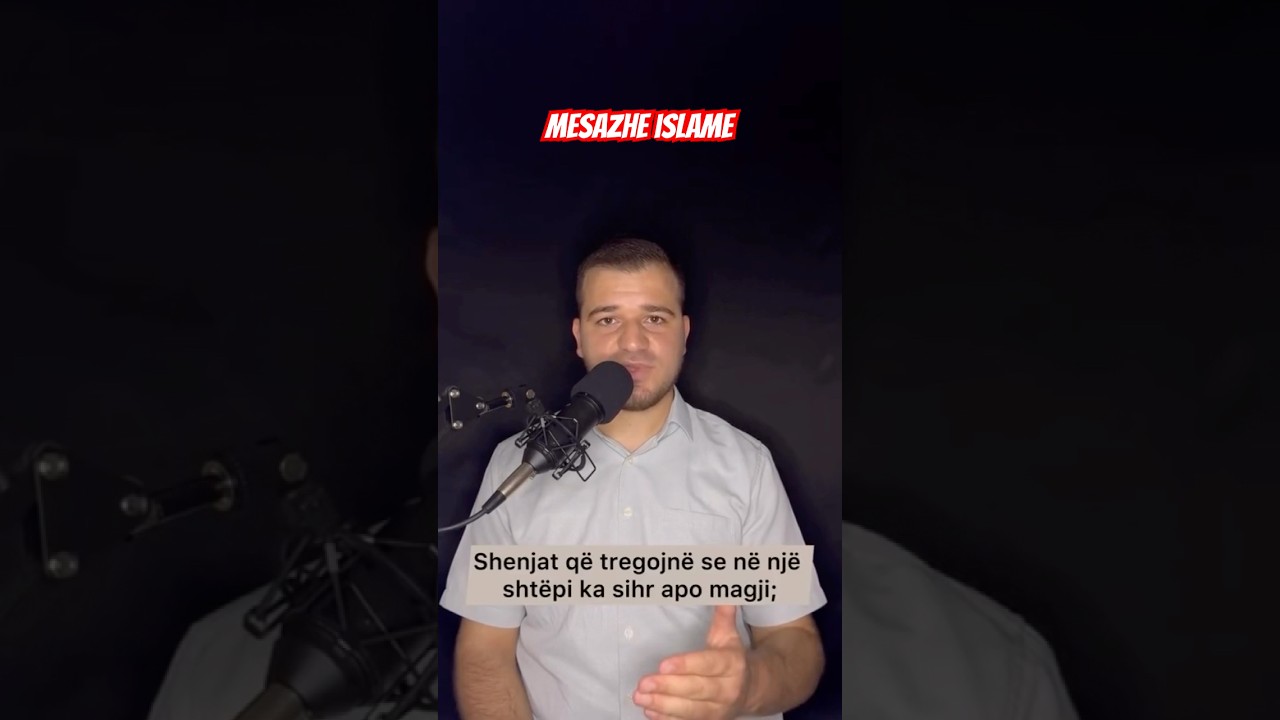 Shenjat q&euml; tregojn&euml; se n&euml; nj&euml; sht&euml;pi ka sihr apo magji‼️ #mesazheislame #fejaislame #hoxh&euml; #fyp