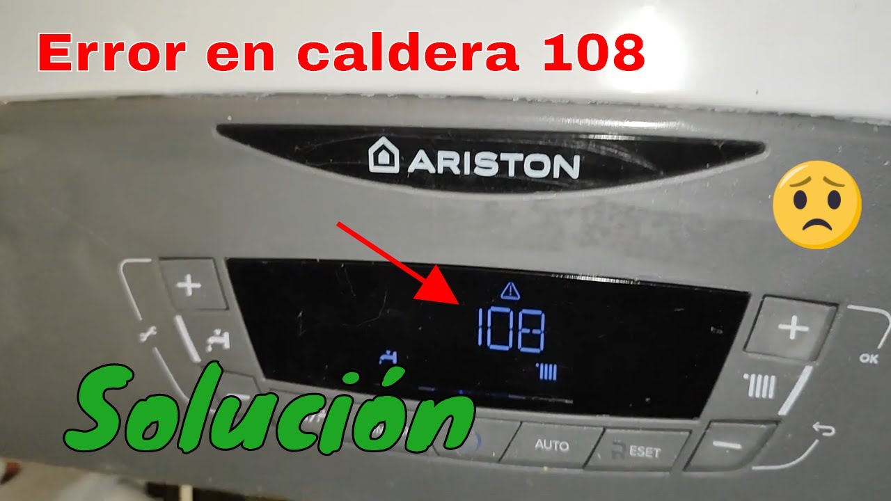 🔧🌡️ C&oacute;mo Subir la Presi&oacute;n a una Caldera Ariston: Soluci&oacute;n al Error 108 Fill y no calienta agua