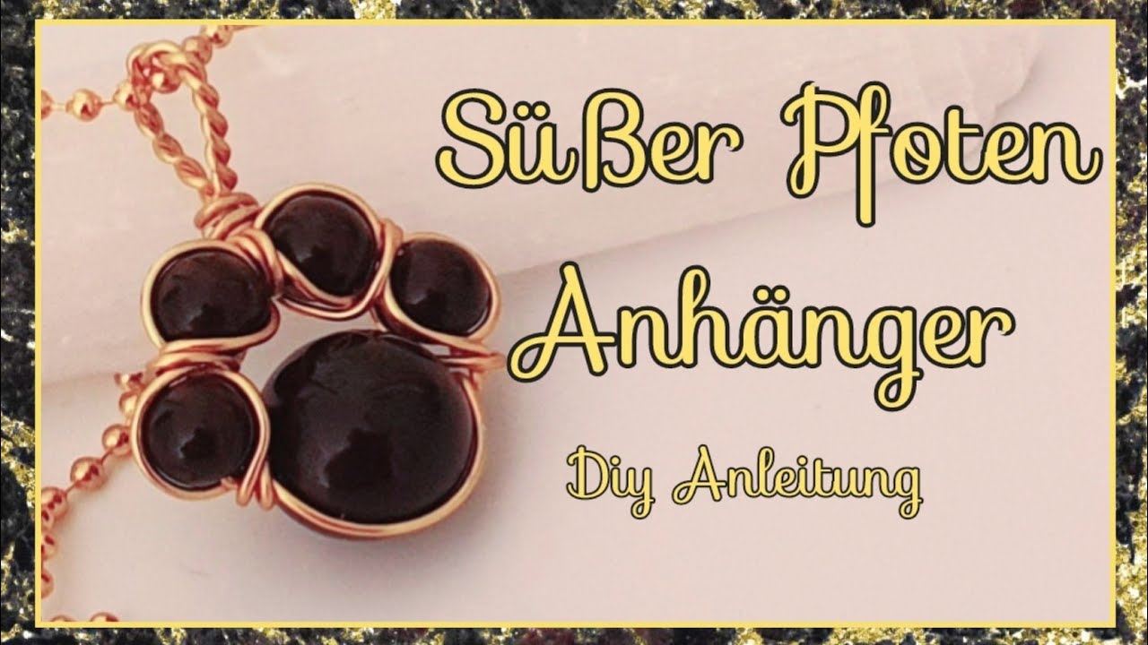 Pfoten Anhänger/ Hunde & Katzen Pfotenanhänger selber machen/ Diy Anleitung