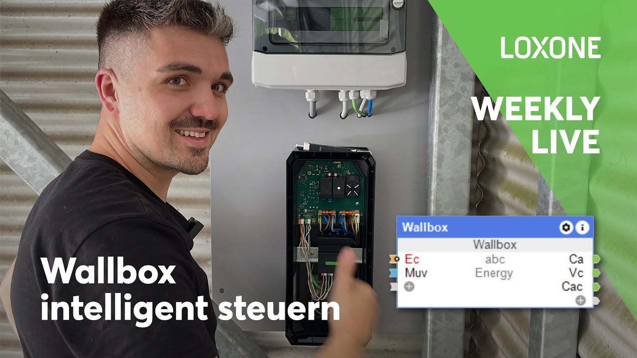 Effizientes E-Auto Laden mit Loxone | Weekly Live #24