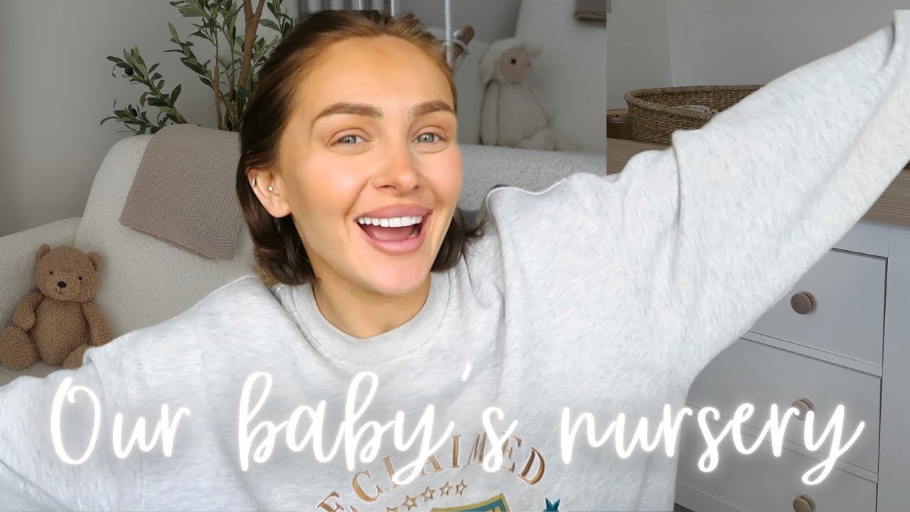 GETTING OUR BABY’S NURSERY READY | Neutral decor | Newborn & Postpartum essentials | vlog