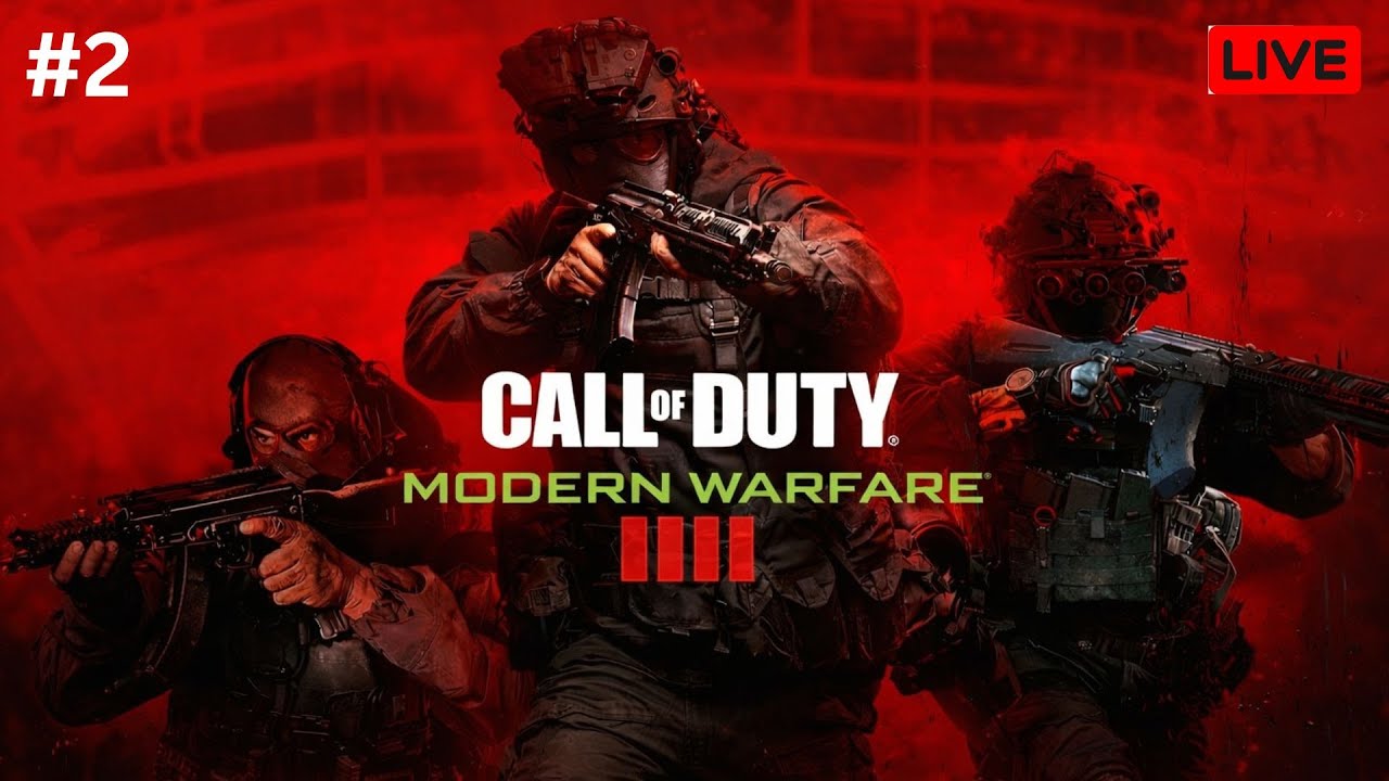 MW3 LIVE 🔥 | Call of Duty Modern Warfare III Campaign #2 | Full Action #pingosgaming